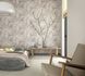 Vliestapete Blattmuster 3D-Optik Rosa Grau 34511 Schlafzimmer 1
