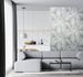 Vliestapete Blattmuster 3D-Optik Blau Grau 34512 Wohnzimmer 3