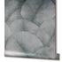 Vliestapete Blattmuster 3D-Optik Silber Metallic 34514 Rolle 4