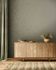Non-Woven Wallpaper Concrete Look Plain Brown Green 34522 2
