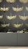 Non-woven wallpaper crane black gold metallic 34532 2