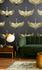 Non-woven wallpaper crane black gold metallic 34532 3