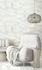 Vliestapete Linien Wellenmuster Hellgrau Metallic 34534 Raum 1