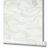 Vliestapete Linien Wellenmuster Hellgrau Metallic 34534 Rolle 3