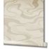 Vliestapete Linien Wellenmuster Beige Metallic 34535 Rolle 4