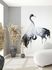 Digital Print Birds Japanese Black White grey 34596 1