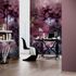 Digital print Elle flower pattern red pink purple 2267-10 2