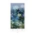 Digitaldruck Elle Blumen Muster Blau Grün 2267-20 Panel 3