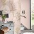 Digitaldruck Elle Blumen Grafik Kreise Rosa 2268-10 Flur 2