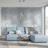 Digitaldruck Elle Blumen Grafik Kreise Blau 2268-30 Wohnzimmer 2