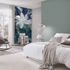 Digitaldruck Elle Blumen Tropen Blau Grün 2269-10 Schlafzimmer 2