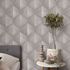 Wallpaper Guido Maria Kretschmer Geometric Taupe Gloss 2