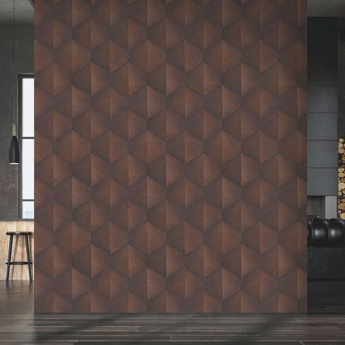Tapete Guido Maria Kretschmer Geometrisch Bronze Metallic zimmer