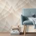 Wallpaper Guido Maria Kretschmer Abstract Beige Cream 2