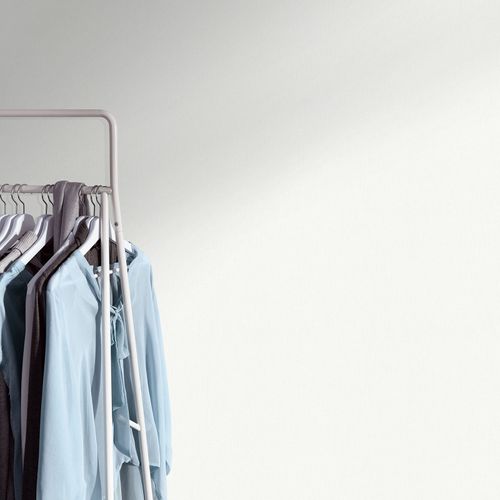 Tapete Guido Maria Kretschmer Striche Uni Weiß Glitzer Zimmer