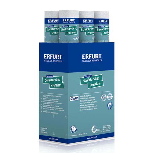 6 x Erfurt Tapete Strukturvlies Premium 500 bedruckt Wellen