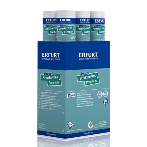 6x Erfurt wallpaper textured nonwoven Premium 502 structure