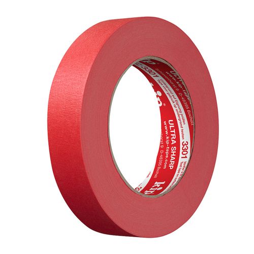 KIP 3301 Ultra Sharp Masking-Tec fine crepe red 24mmx50m