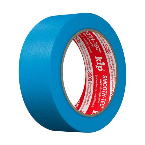 KIP 3508 SMOOTH-TEC blue smooth crepe tape 36mm x 50m