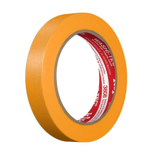 KIP 3808 WASHI-TEC Premium orange gold crepe 18mm x 50m
