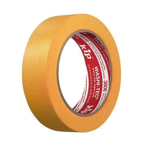 KIP 3808 WASHI-TEC Premium orange gold crepe 30mm x 50m