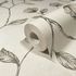 Non-woven wallpaper GZSZ flowers beige gold metallic 34804 2
