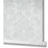 Vliestapete GZSZ Ornamente Hellgrau Metallic 34813 Rolle 3