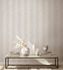Vliestapete GZSZ Muster Streifen Weiß Beige Glanz 34818 Zimmer 4
