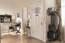 Vliestapete GZSZ Muster Streifen Weiß Beige Glanz 34818 Zimmer 5