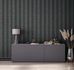 Non-woven wallpaper GZSZ pattern stripes black brown 34821 1