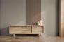 Non-woven wallpaper GZSZ wood panels look bronze grey 3