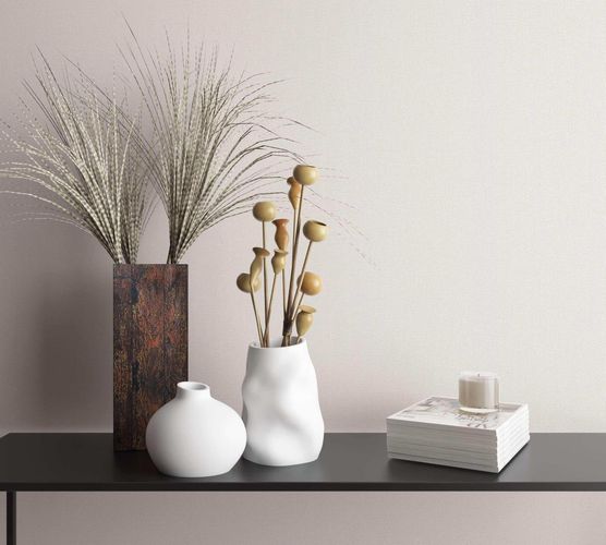 Non-woven wallpaper GZSZ textile texture modern white 34841
