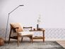 Non-woven wallpaper textile look plain pink-grey 34420 2