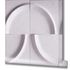 Vliestapete Stuckelement rund 3D-Effekt Grau Rosa 34462 Rolle 4
