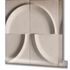 Vliestapete Stuckelement rund 3D-Effekt Grau Beige 34466 Rolle 4