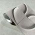 Border stucco element round 3D effect beige grey 34469 2