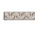 Border stucco element round 3D effect beige grey 34469 4