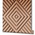 Vliestapete 3D-Effekt Raute Grafisch Beige Braun 34483 Rolle 4