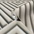 Vliestapete 3D-Effekt Raute Grafisch Beige Grau 34484 2