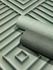 Non-woven wallpaper 3D effect diamond grey green 34485 3