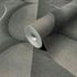 Vliestapete Grafisch 3D-Effekt Ovale Schwarz Grau 34486 2