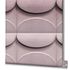 Vliestapete Grafisch 3D-Effekt Ovale Rosa Grau 34487 Rolle 4