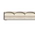 Border Graphic 3D effect Oval cream beige 34491 4