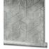 Non-woven wallpaper 3D look geometric grey beige 81620 4