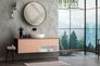Non-woven wallpaper 3D look geometric grey cream 81622 1