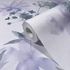 Non-woven wallpaper flowers white purple blue 81625 2