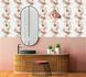 Non-woven wallpaper flowers white pink green 81626 1