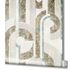 Non-woven wallpaper graphic cream beige blue 81629 4