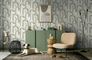 Non-woven wallpaper graphic cream beige blue 81629 1