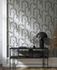 Non-woven wallpaper abstract graphic cream blue grey 81630 1